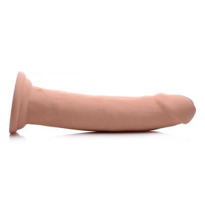 7X Inflatable and Vibrating Remote Control Silicone Dildo