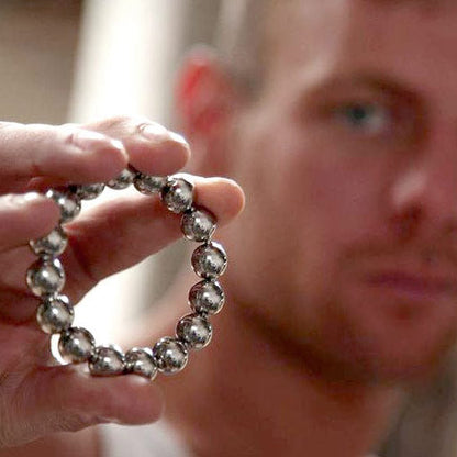 Meridian Stainless Steel Ball-Bearing Cock Ring