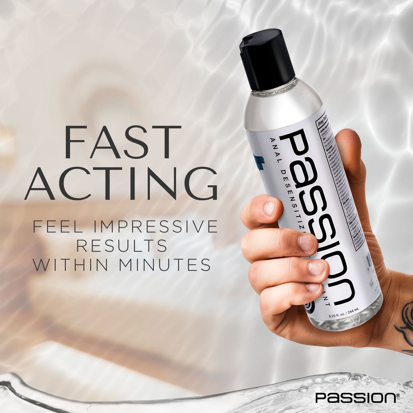 8.25oz Maximum Strength Passion Desensitizing Lube