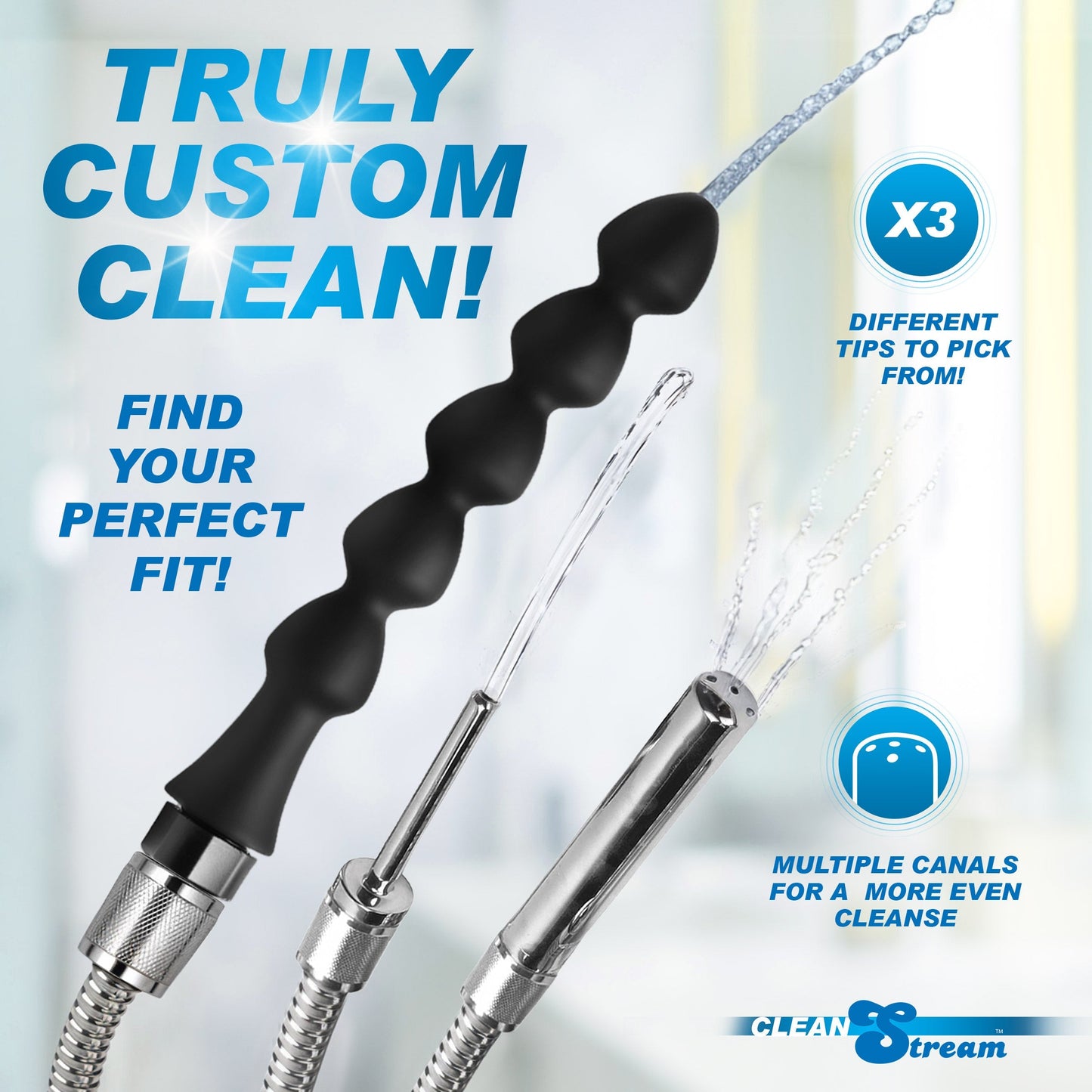 Easy Flow Cleansing Kit with Silicone Attachment