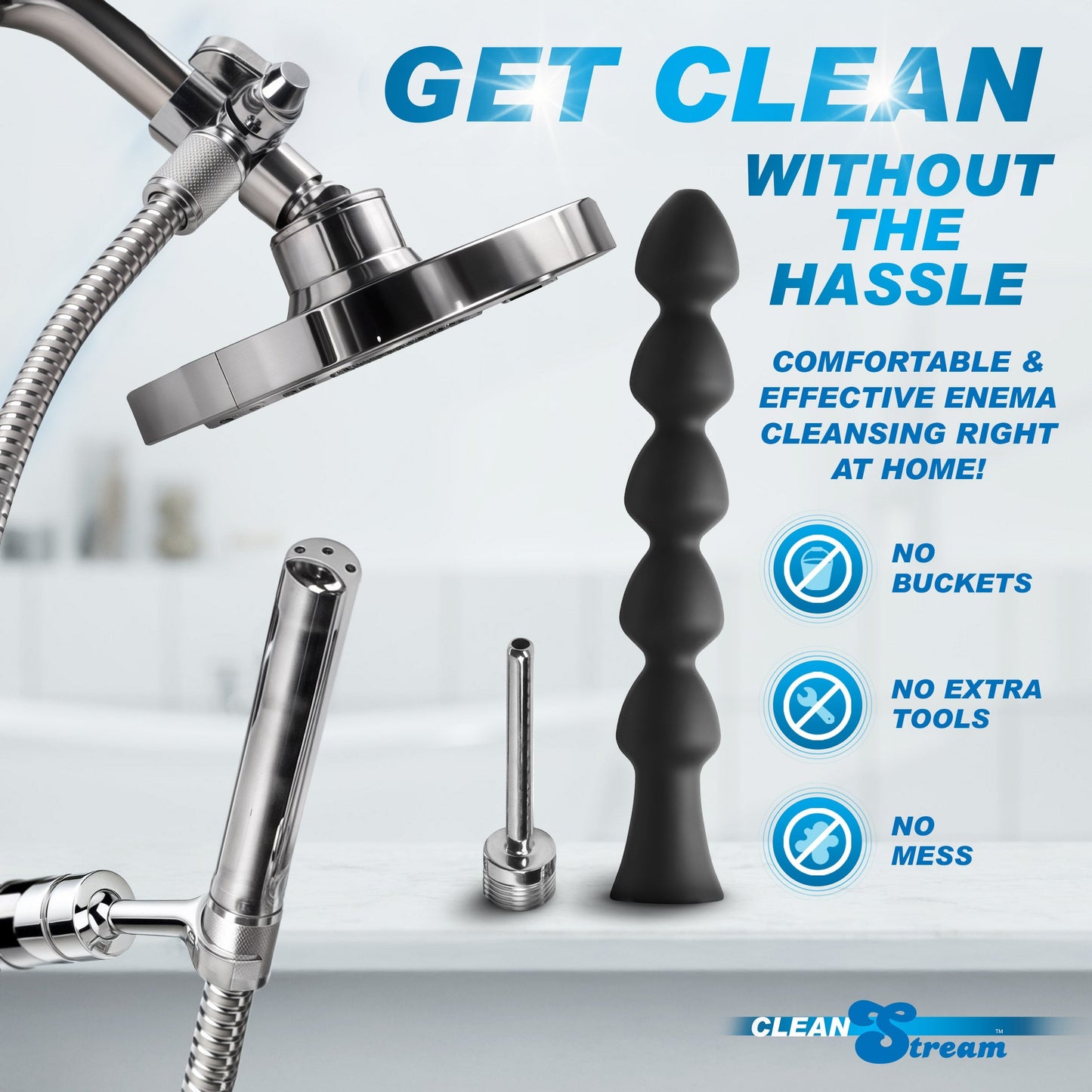 Easy Flow Cleansing Kit with Silicone Attachment