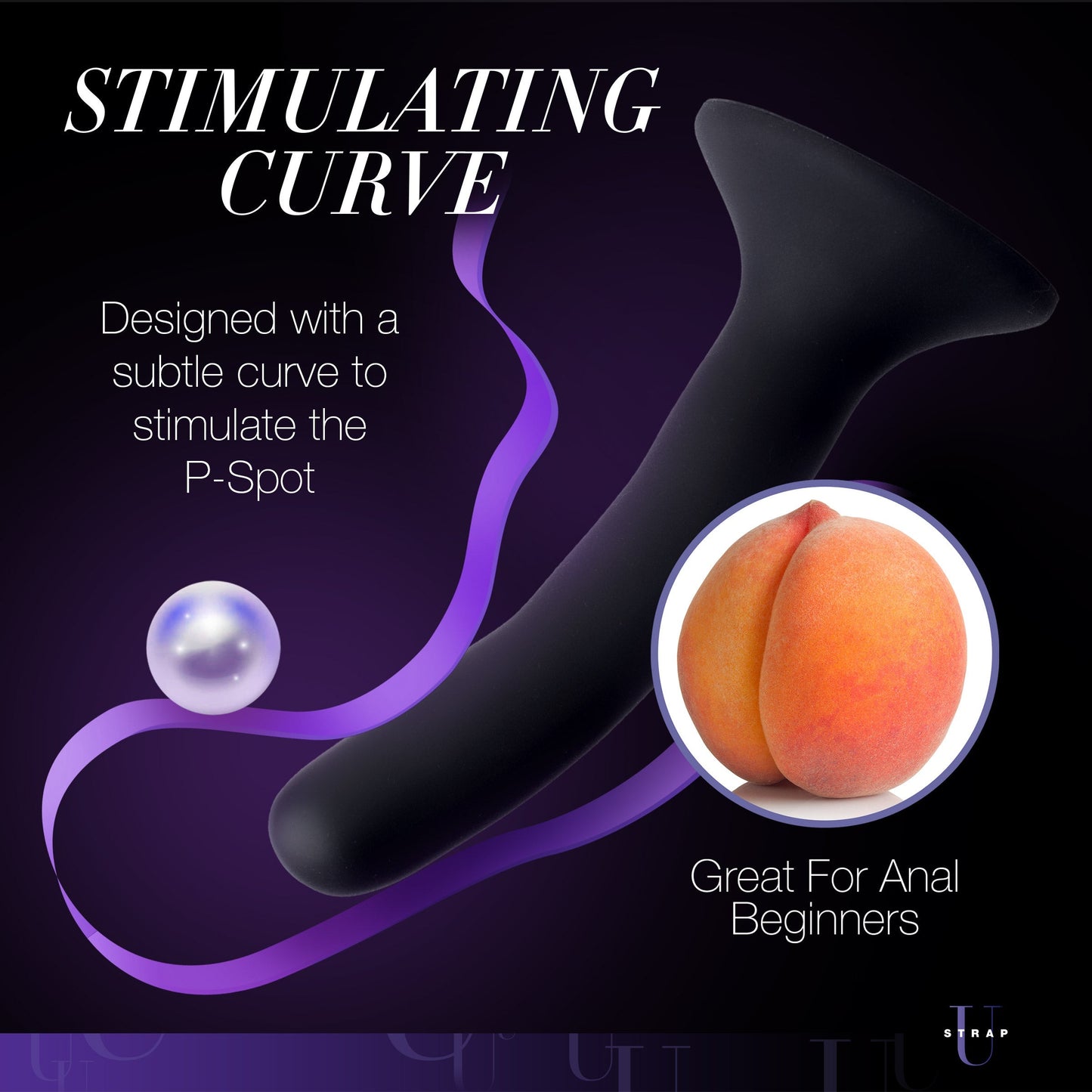Black Silicone Dildo - Small
