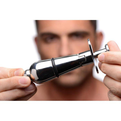 Stainless Steel Locking Anal Plug