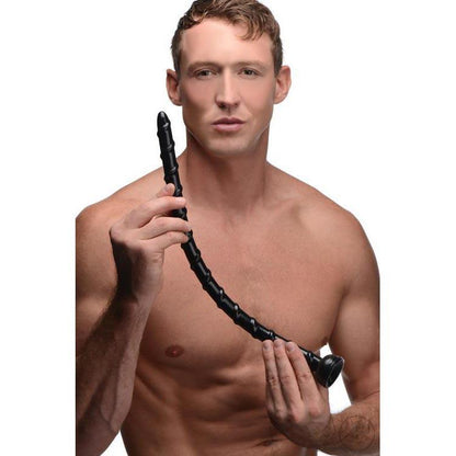 Hosed 18 Inch Swirl Thin Anal Snake