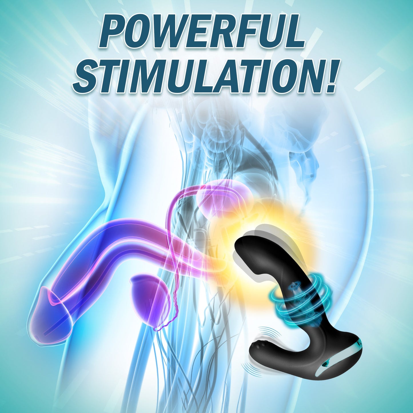 Mega Maverick 10X Rotating Vibrating Prostate Stimulator