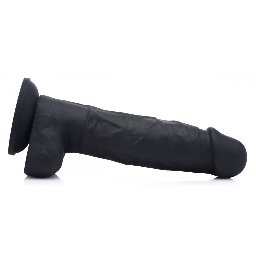 Power Pecker 7-inch Silicone Dildo with Balls