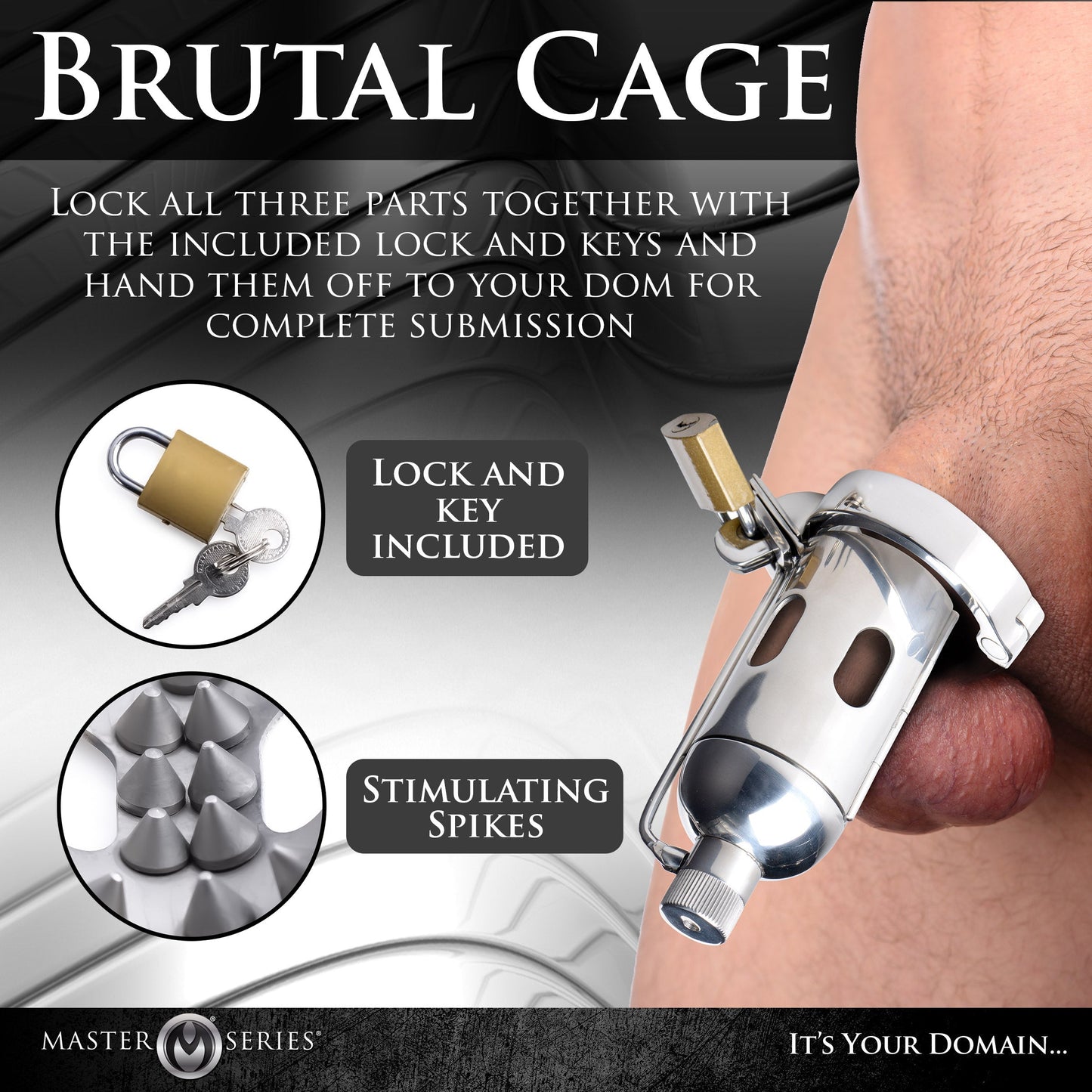 Spiked Chamber Chastity Cage