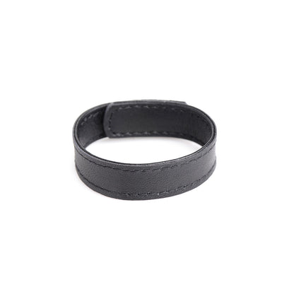 Leather and Velcro Cock Ring