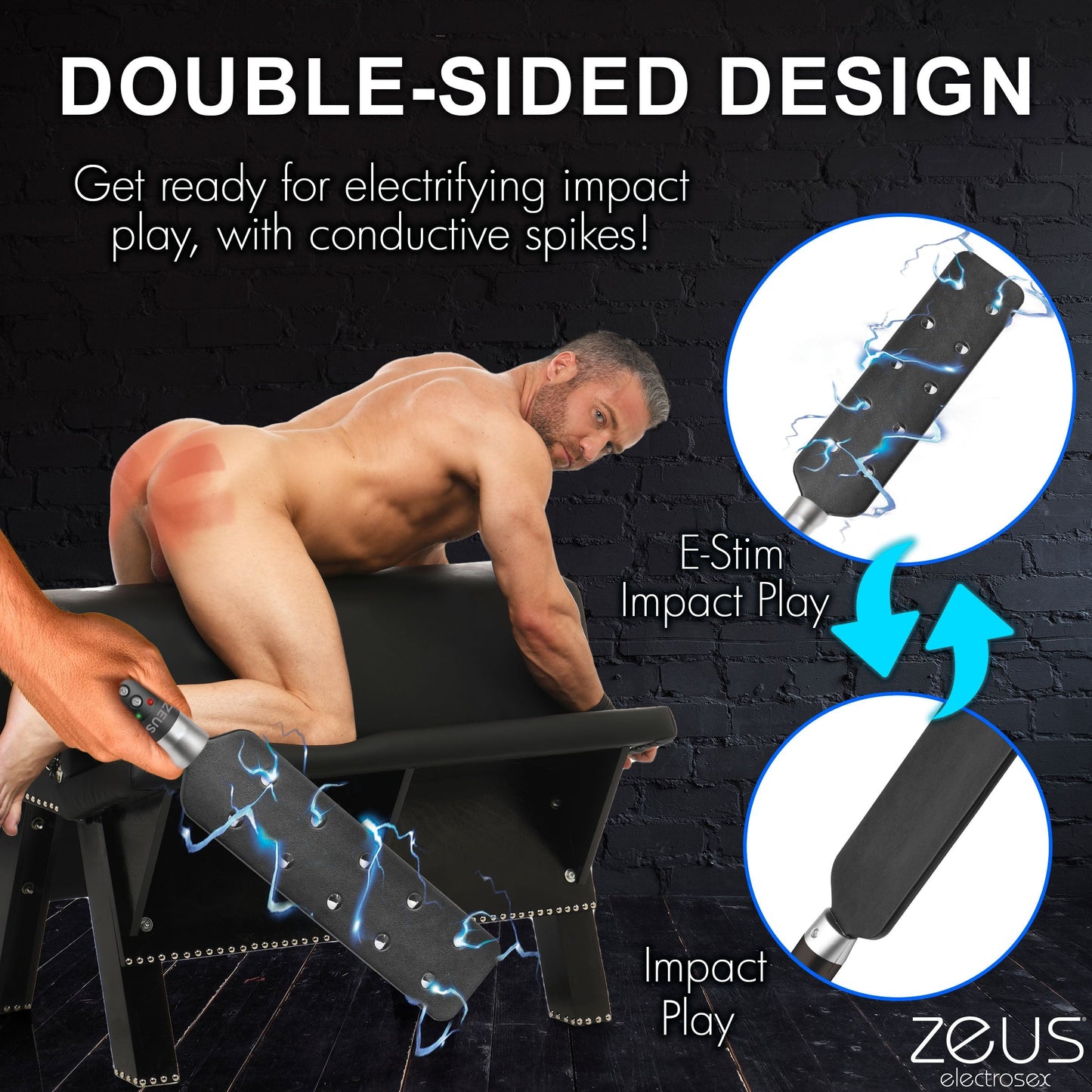 E-stim Spiked Paddle