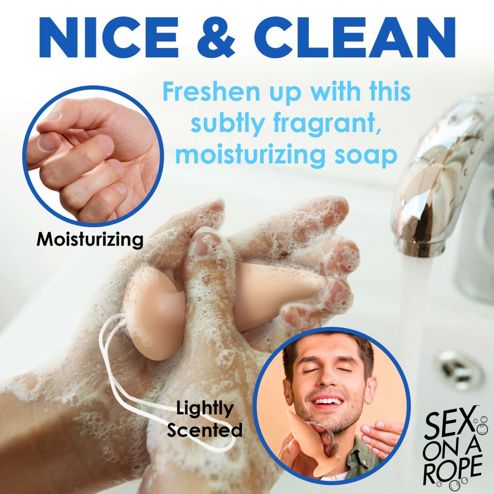 Sex on a Rope Butt Plug Soap