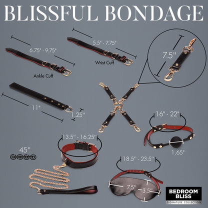 Lover's 9pc Deluxe Bondage Set