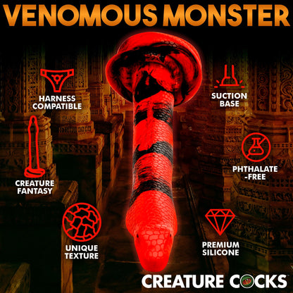 Giant King Cobra Silicone Dildo