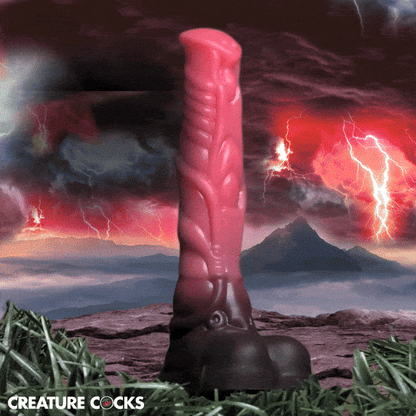 Deluxe Centaur Thrusting & Vibrating Silicone Dildo