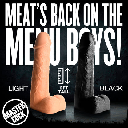Black Moby Huge 2 Foot Tall Super Dildo