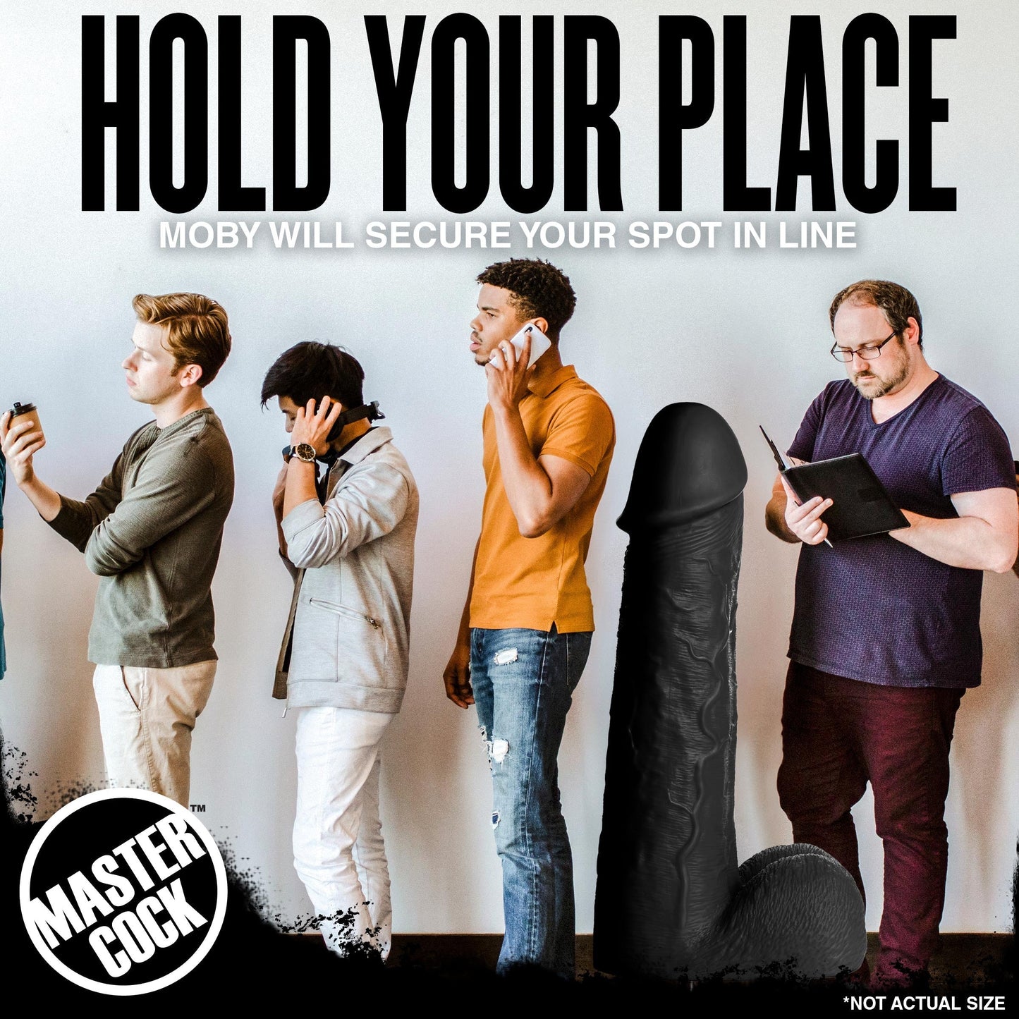 Black Moby Huge 2 Foot Tall Super Dildo