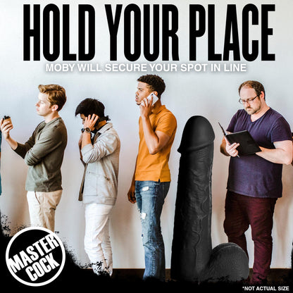 Black Moby Huge 2 Foot Tall Super Dildo