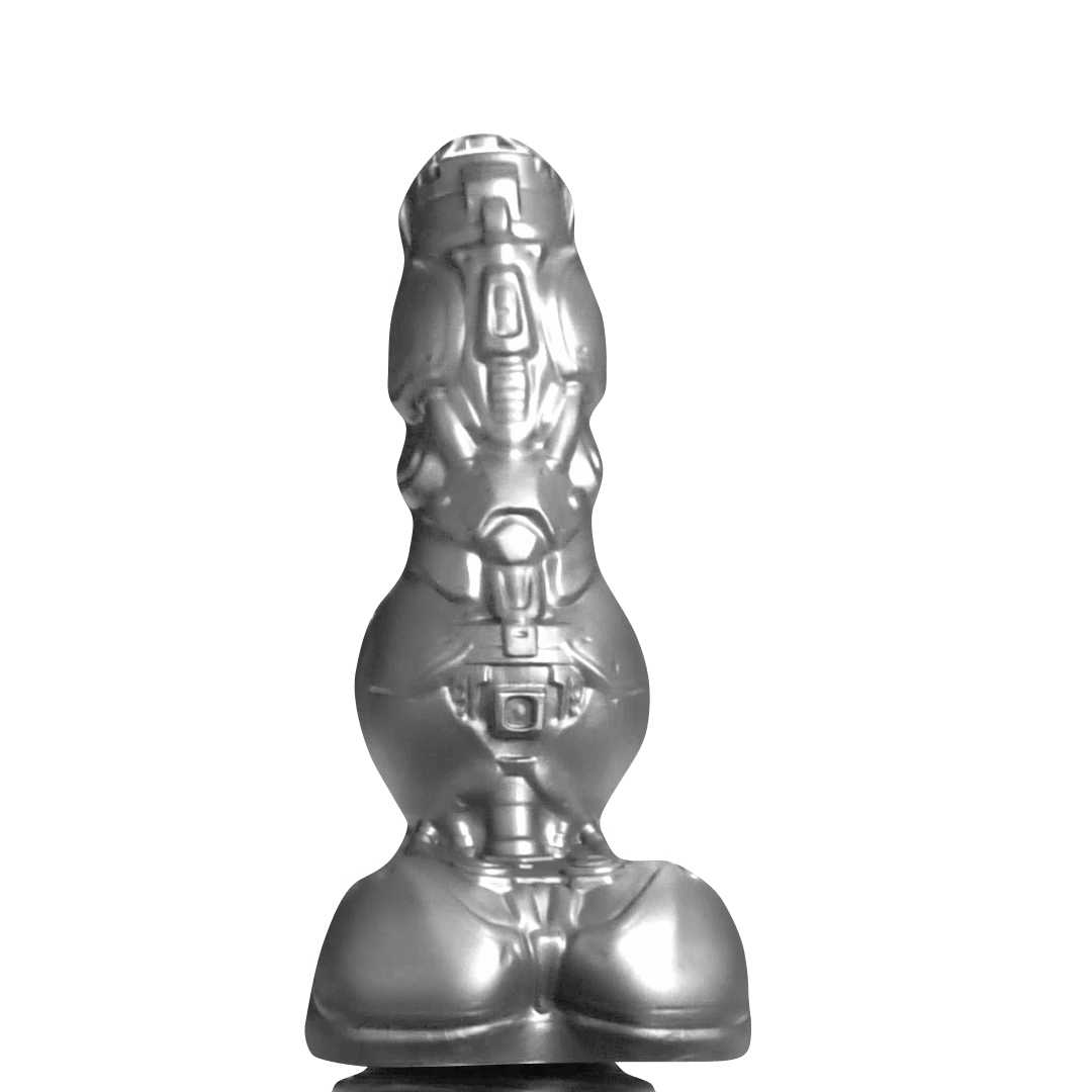 Cyborg Cock Thrusting & Vibrating Silicone Dildo