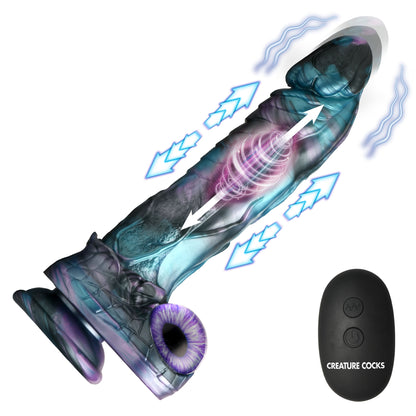 Astro-Thrust Thrusting & Vibrating Silicone Dildo