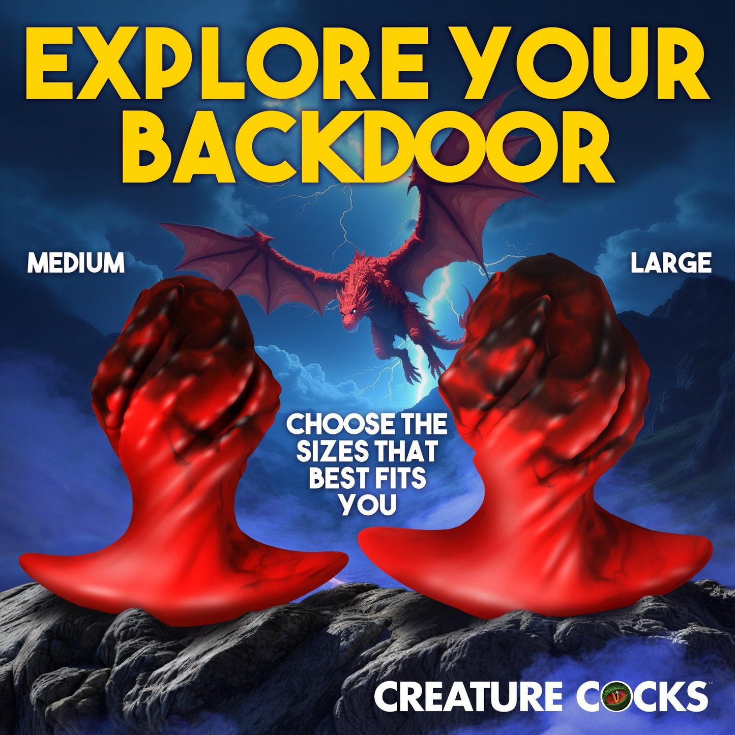 Dragonspawn Silicone Butt Plug