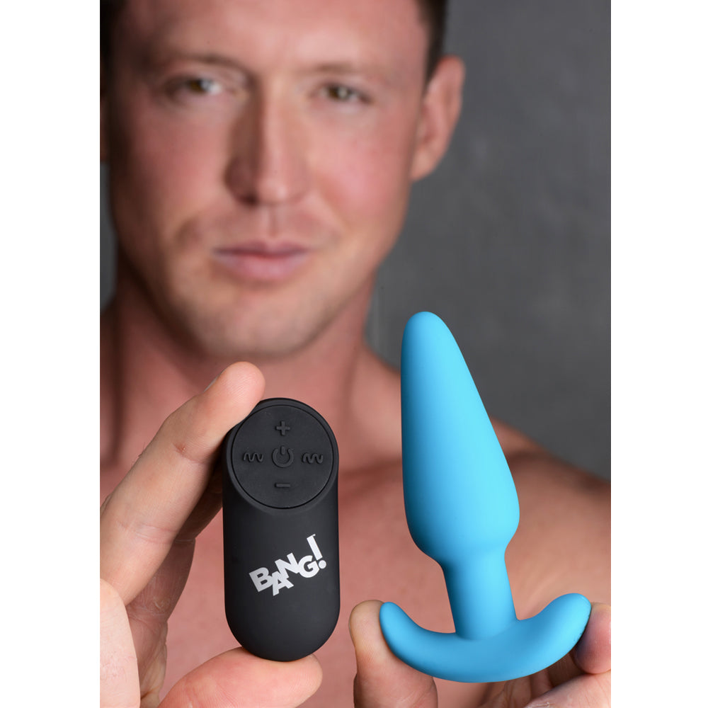 Remote Control 21X Vibrating Silicone Butt Plug