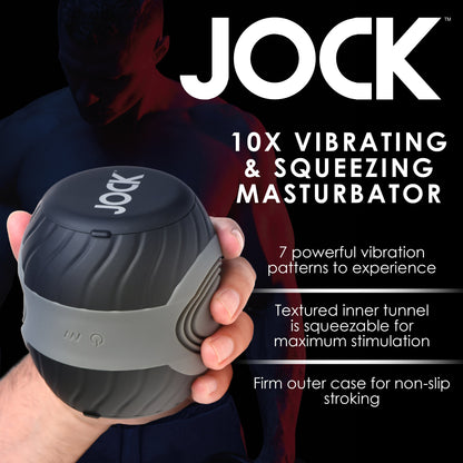 10X Vibrating & Squeezing Masturbator