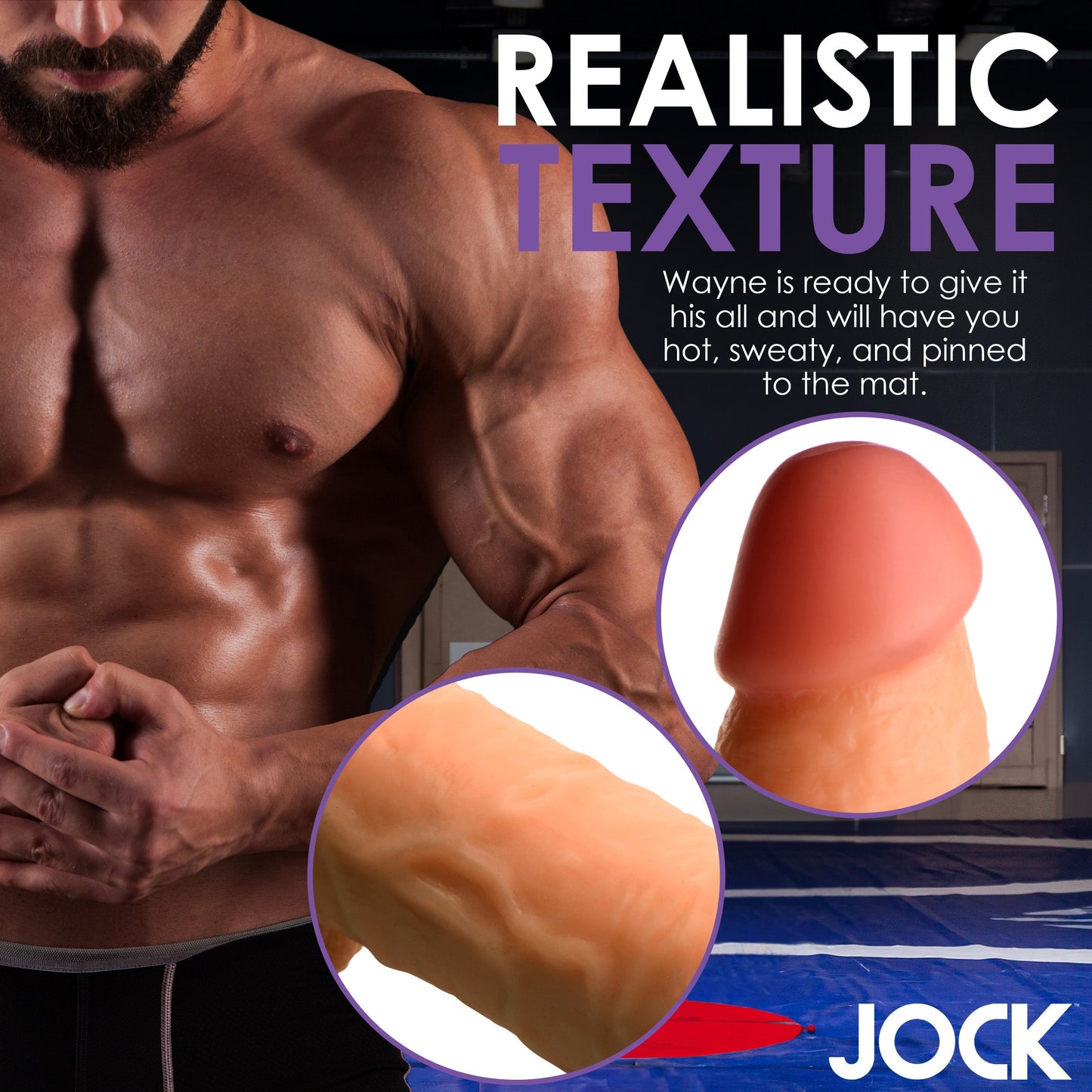 Wrestling Wayne 7 inch Dildo