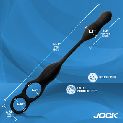 Enhancers Hyper Thrusting & Vibrating Anal Plug with Cock Ring