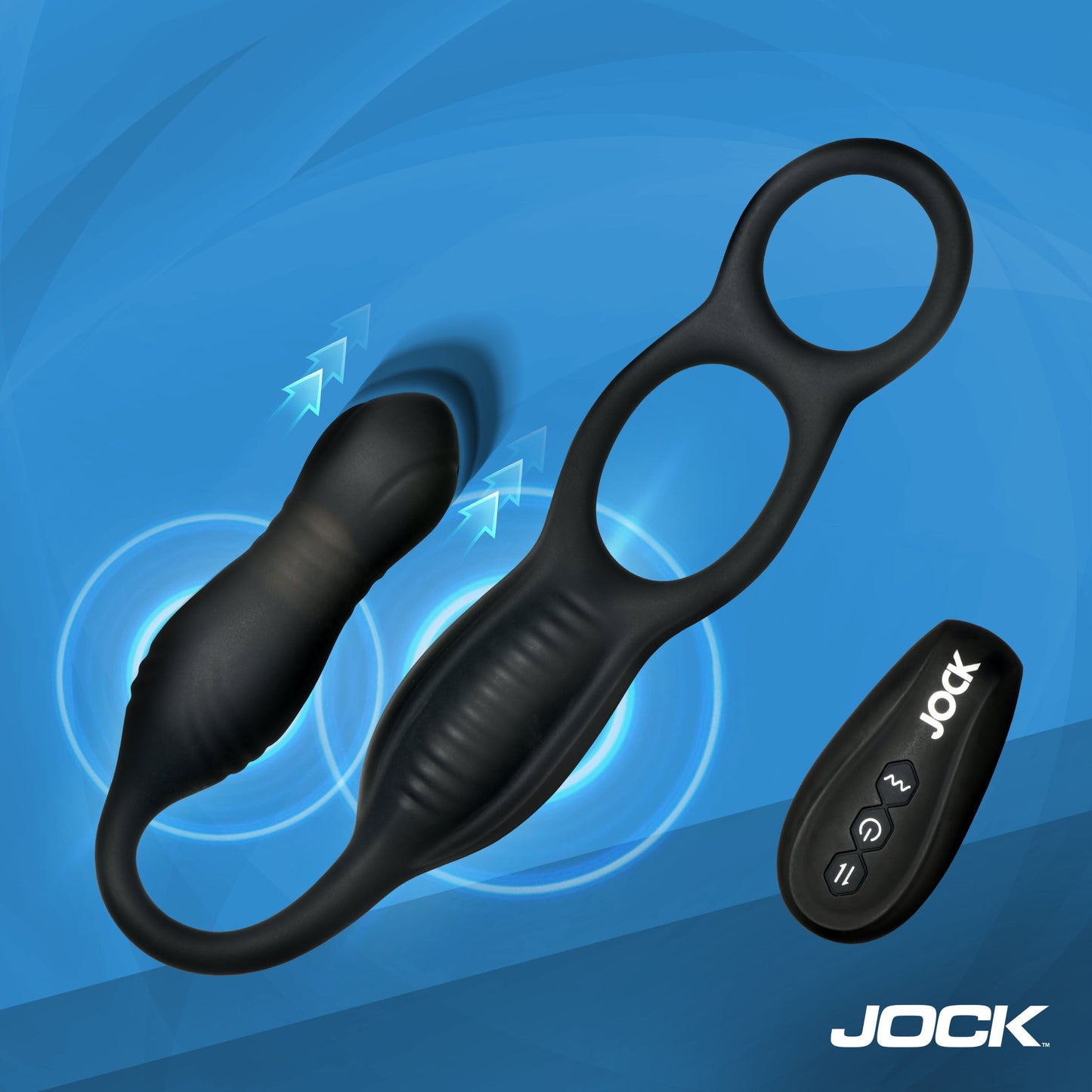 Enhancers Hyper Thrusting & Vibrating Anal Plug with Cock Ring