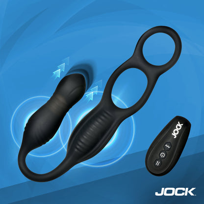 Enhancers Hyper Thrusting & Vibrating Anal Plug with Cock Ring