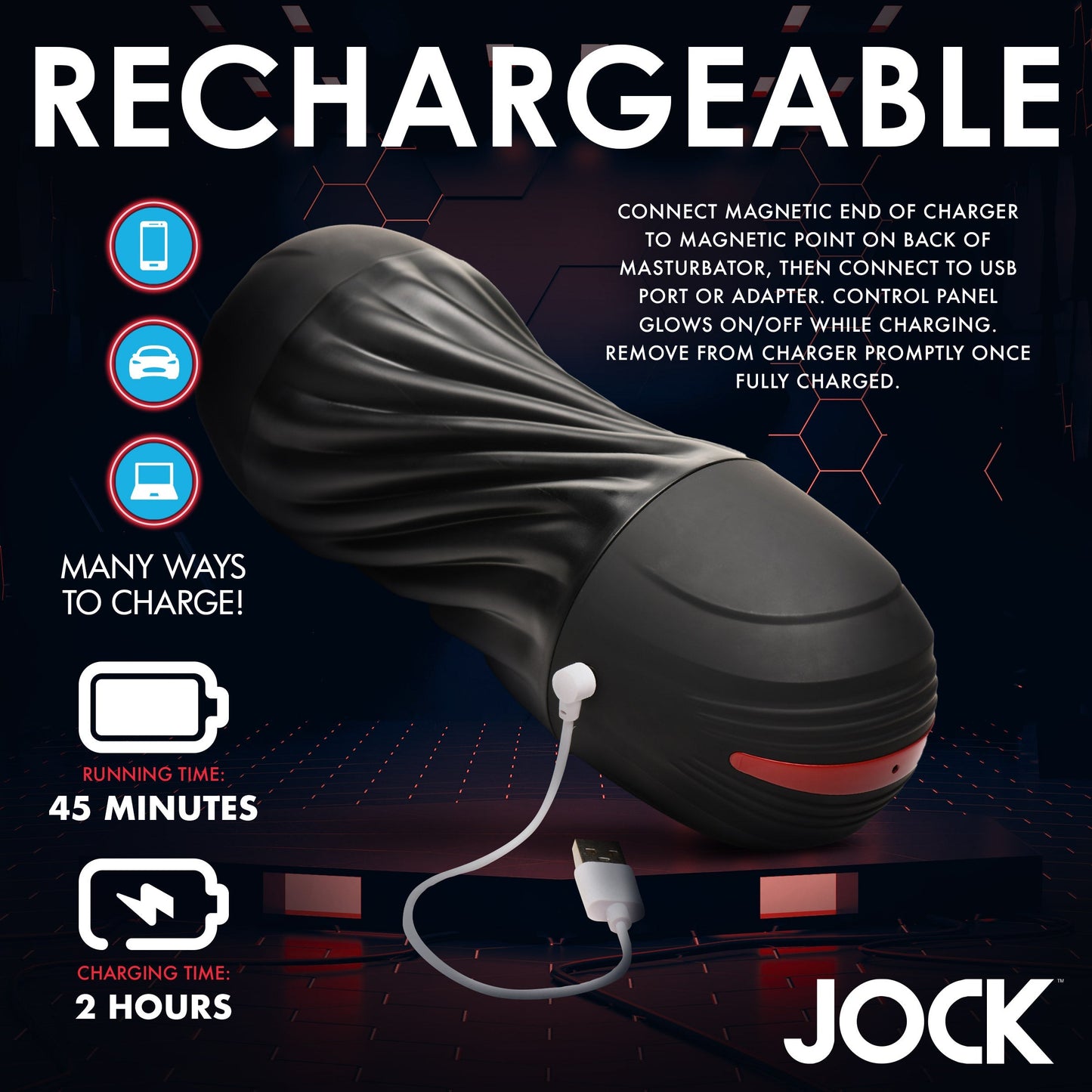 Sucking and Vibrating Masturbator