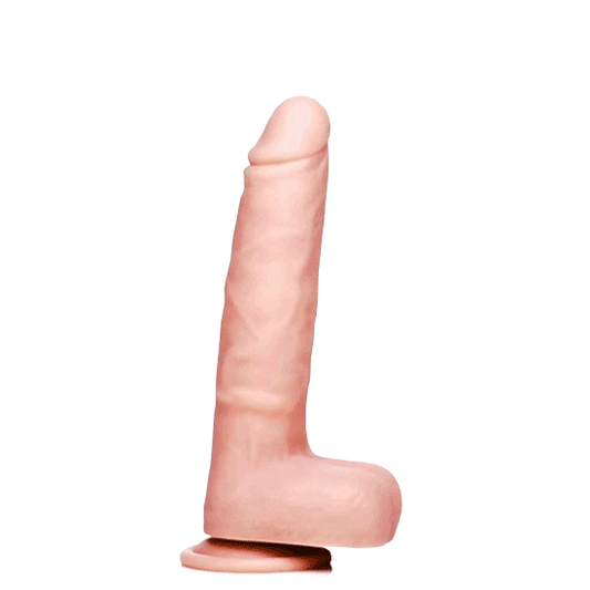 Vibrating & Thrusting Remote Control Silicone Dildo