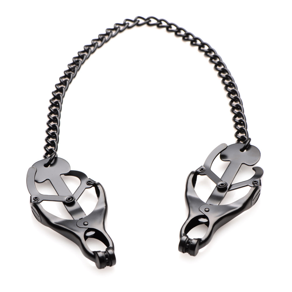 Black Japanese Nipple Clamps