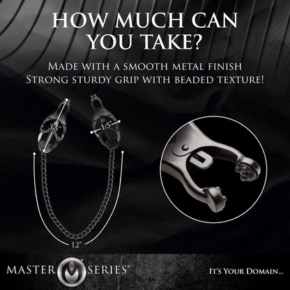 Black Japanese Nipple Clamps