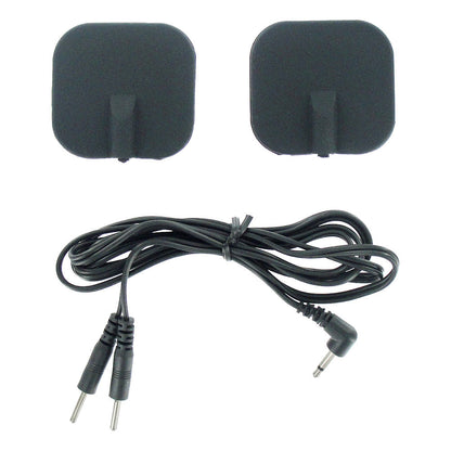 Zeus Electrosex Black Silicone Adhesive Pads