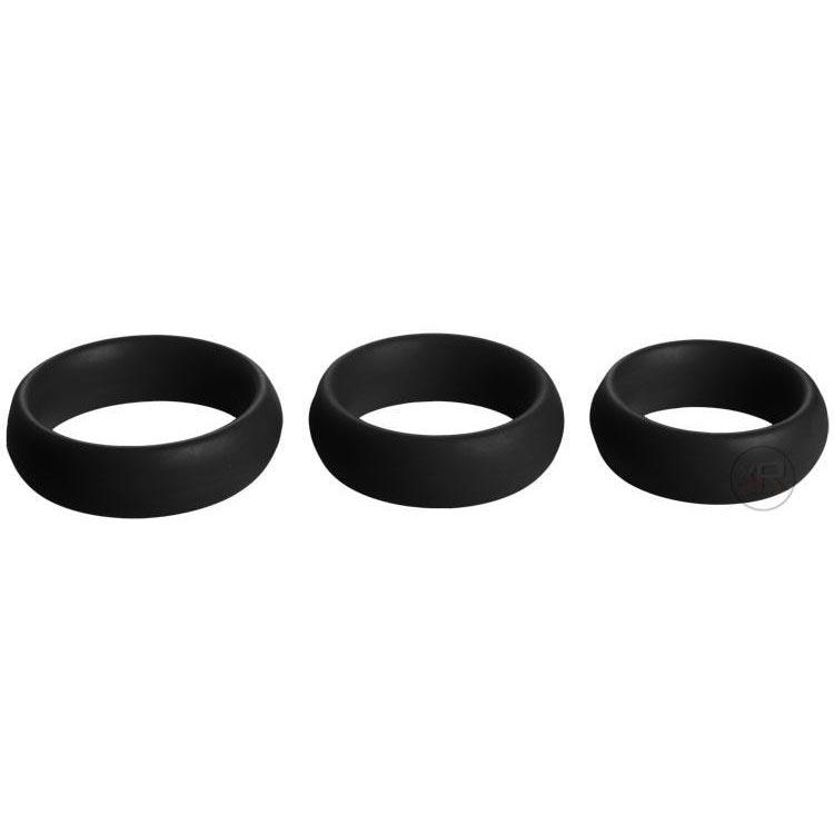 Fat Silicone Cock Ring 3-Pack