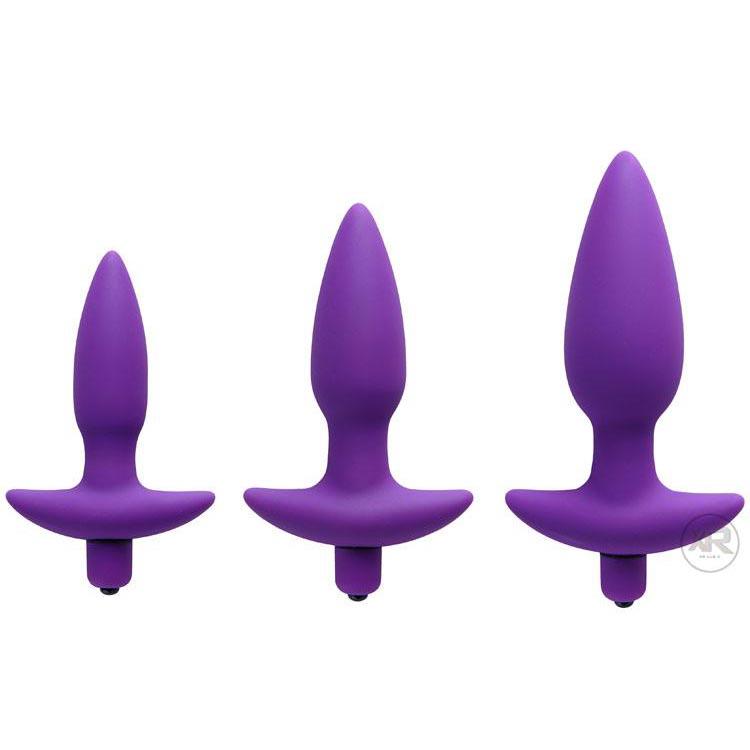 Aria Vibrating Silicone Butt Plug