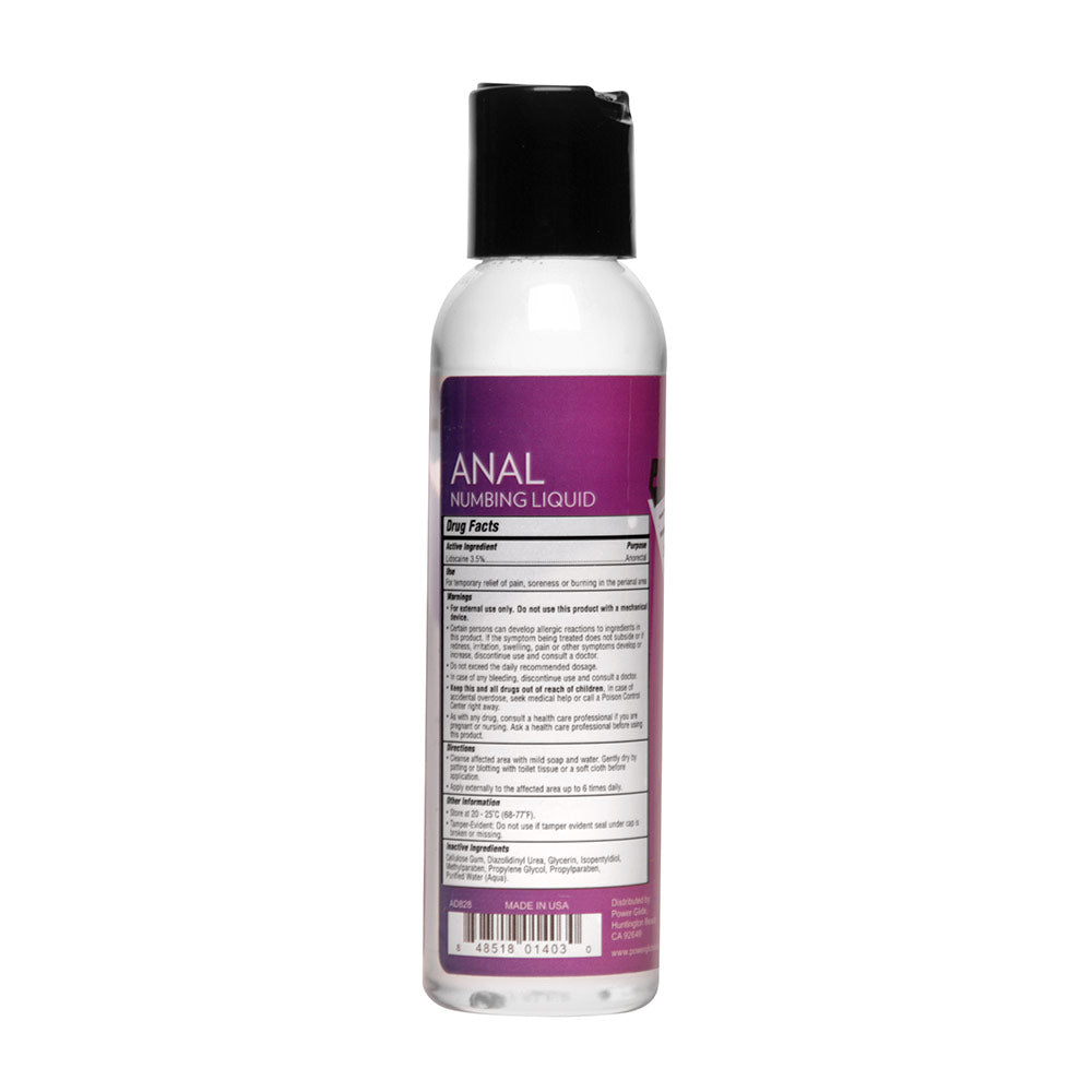 4oz Power Glide Anal Numbing Lube