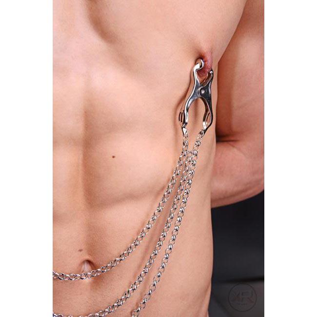 Affix Triple Chain Nipple Clamps