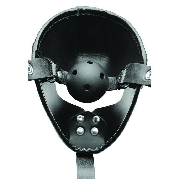 Pup Puppy Play Hood and Breathable Ball Gag