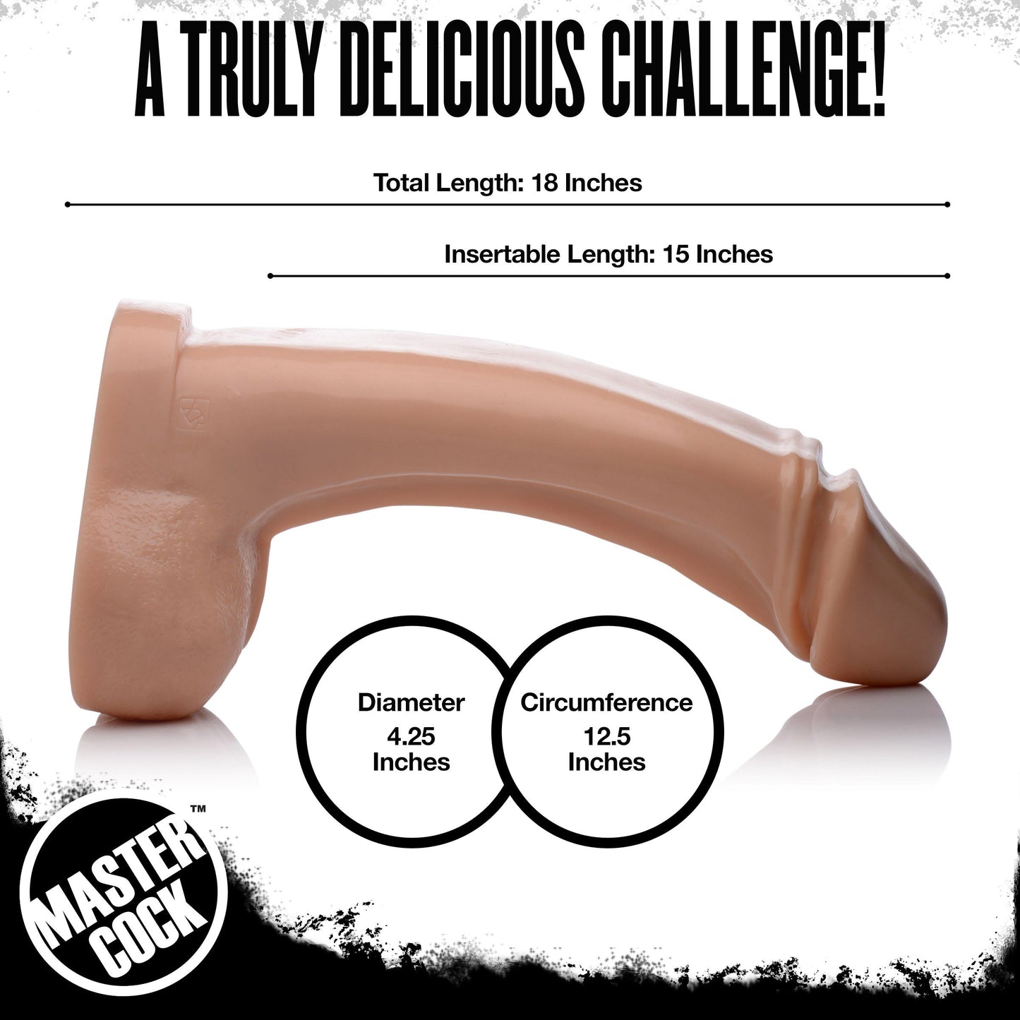 Annihilator Flesh XXXL 18 Inch Dildo