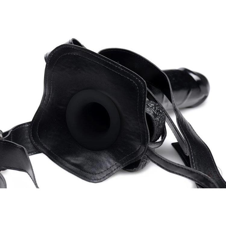 Infiltrator II Hollow Strap-on with 9 Inch Dildo