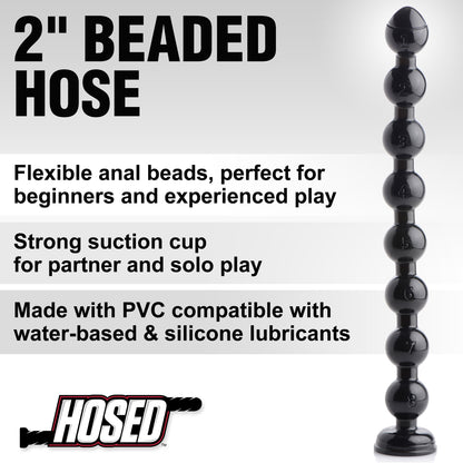 Hosed 2" Beaded Anal Snake