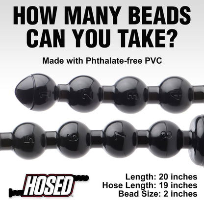 Hosed 2" Beaded Anal Snake