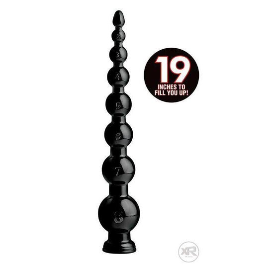 Hosed 19" Graduated Beaded Anal Snake