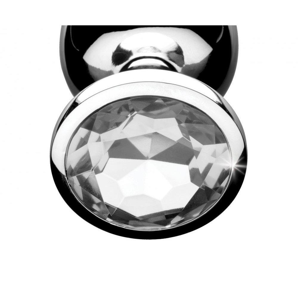 Clear Gem Anal Plug