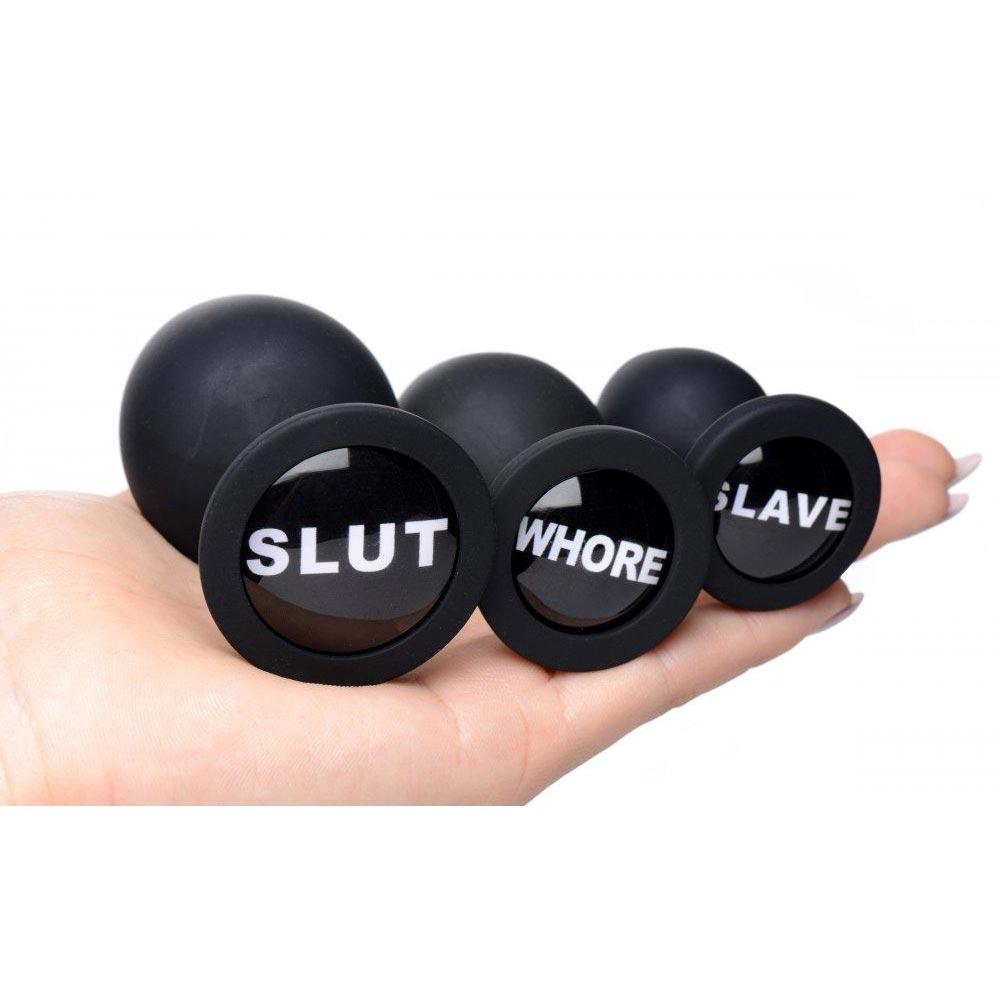 Dirty Words Anal Plug Set