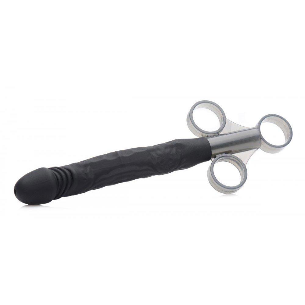 Jizz Shooter Silicone Dildo Lubricant Launcher
