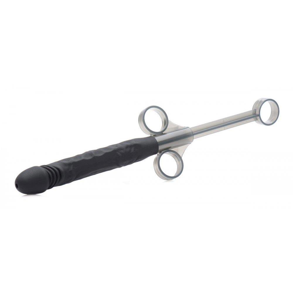 Jizz Shooter Silicone Dildo Lubricant Launcher