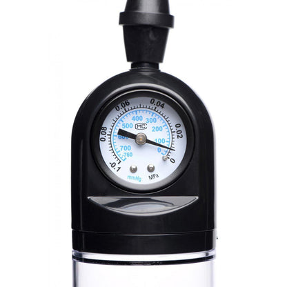 Trigger Penis Pump with Built-in Pressure Gauge