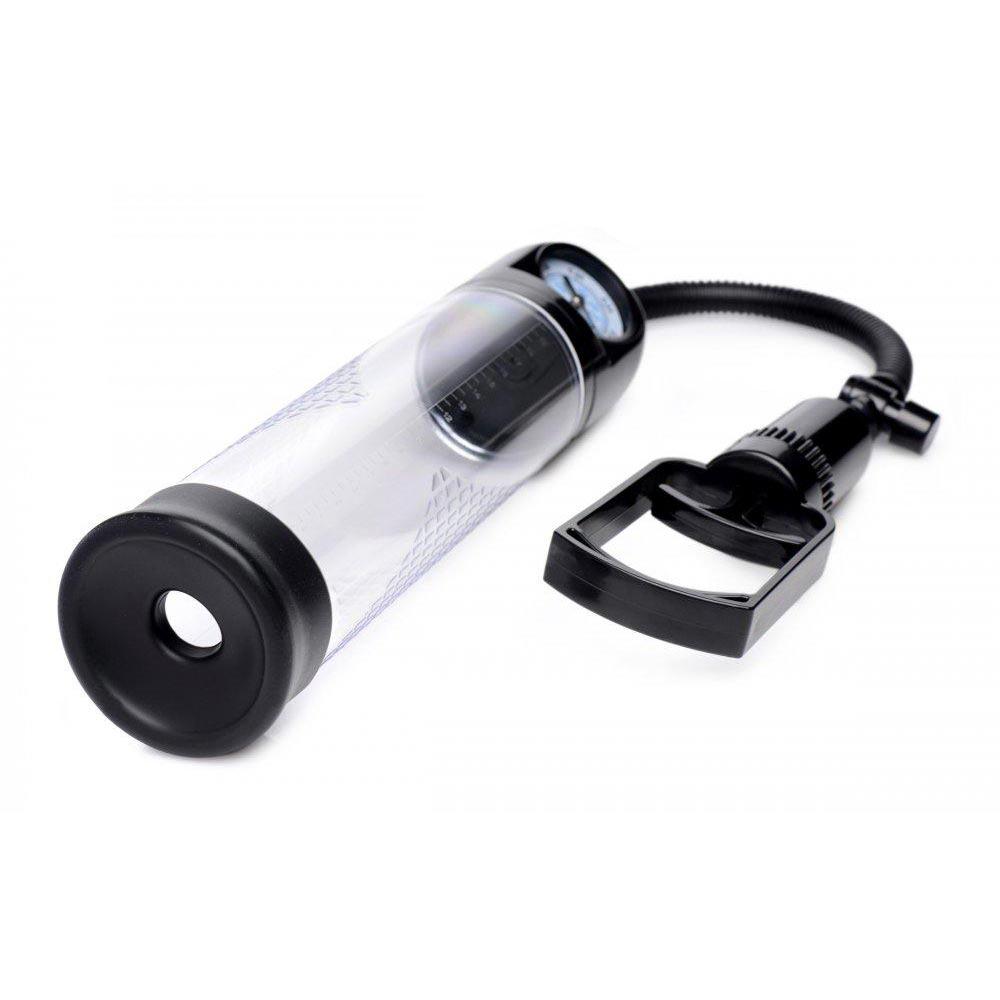 Trigger Penis Pump with Built-in Pressure Gauge